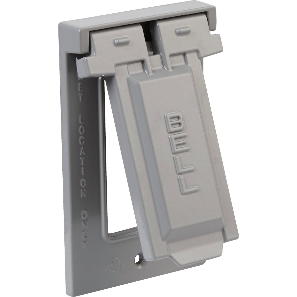 GRAY OUTDOOR GFI COVER - 5983-0 by Hubbell