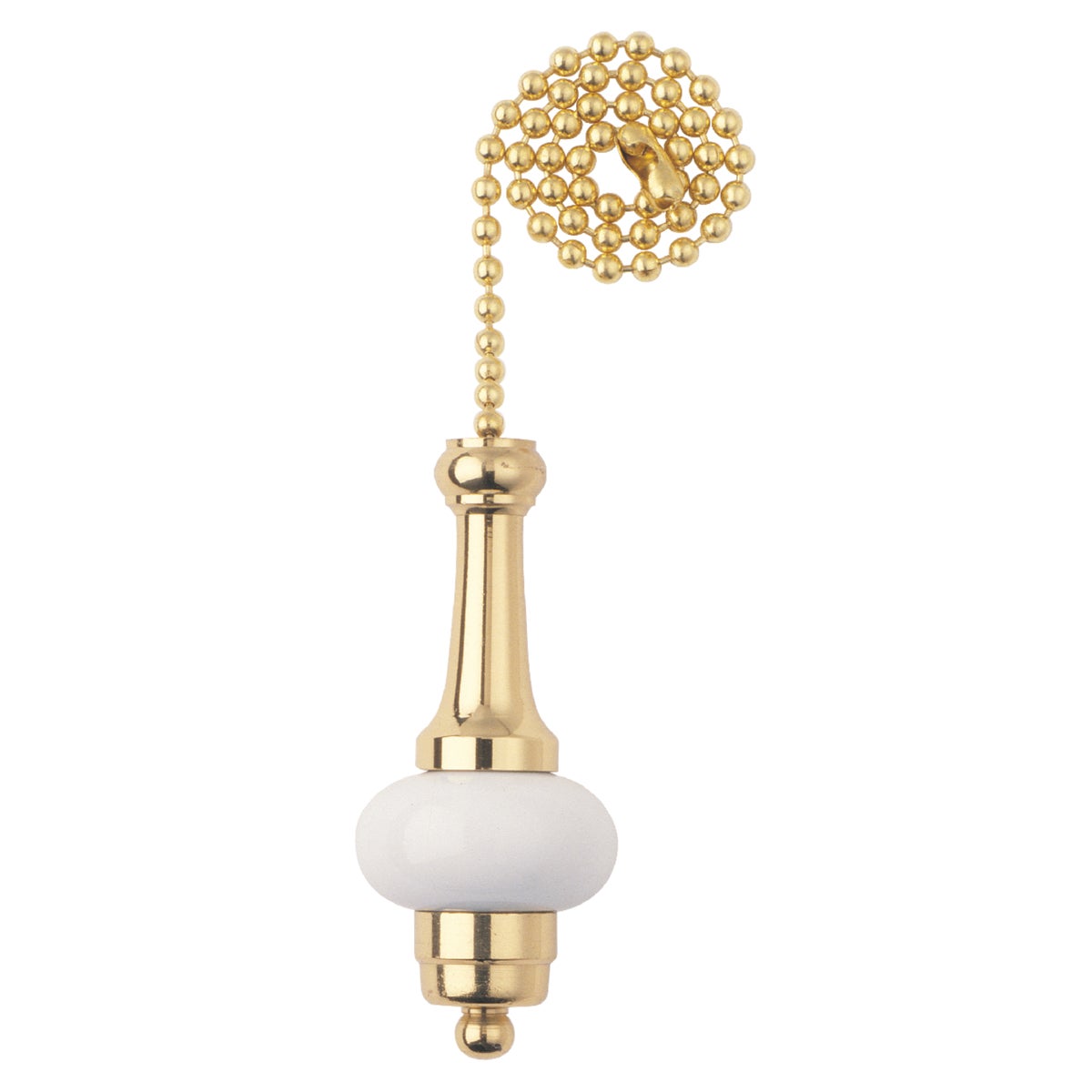 12"BRS BEADED PULL CHAIN - 77095 by Westinghouse Lightng