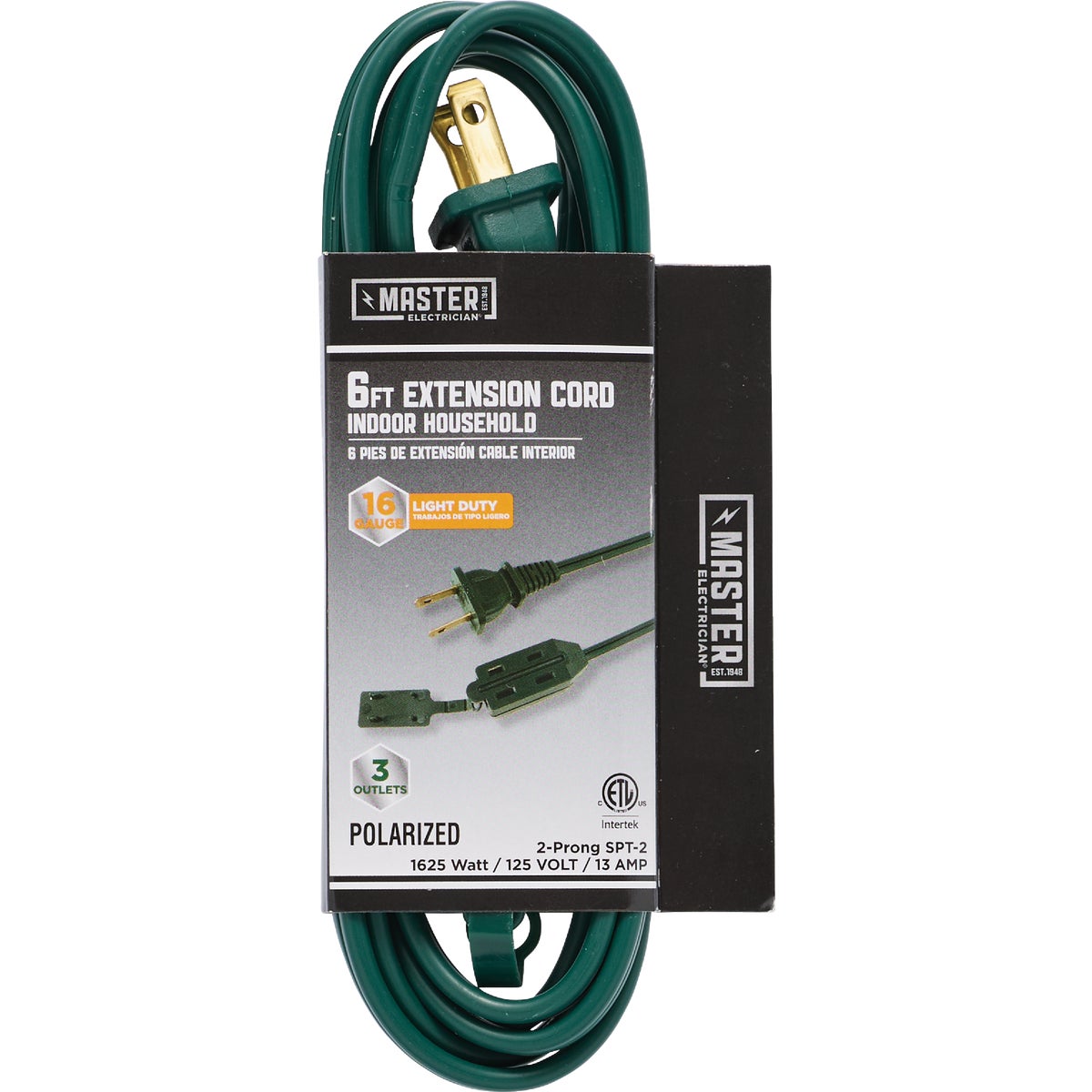 6' 16/2 GREEN EXT CORD - IN-PT2162-06X-GR by Do it Best
