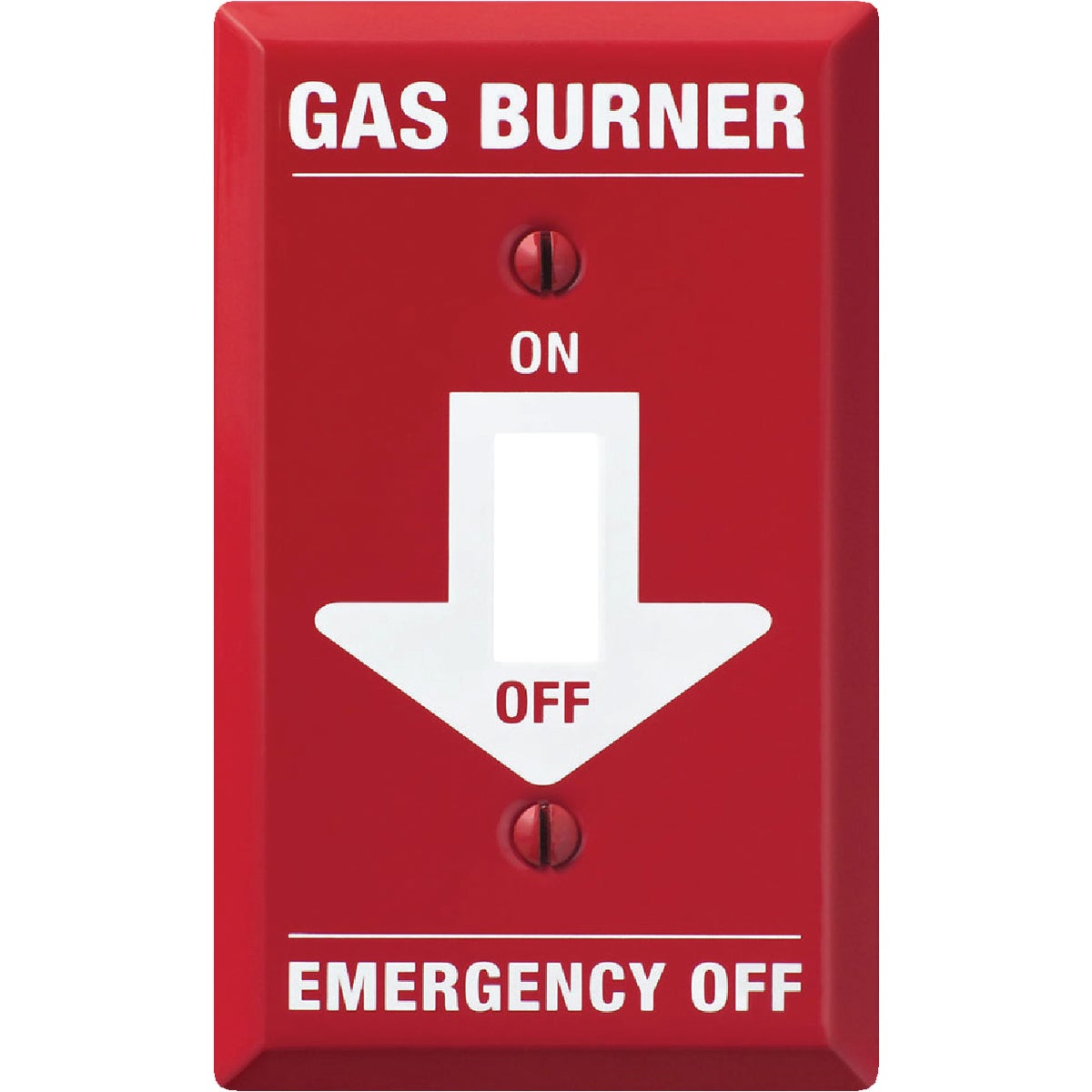 EMRG GAS 1TOG WALL PLATE - 8RG101 by Jackson Deerfield Mf