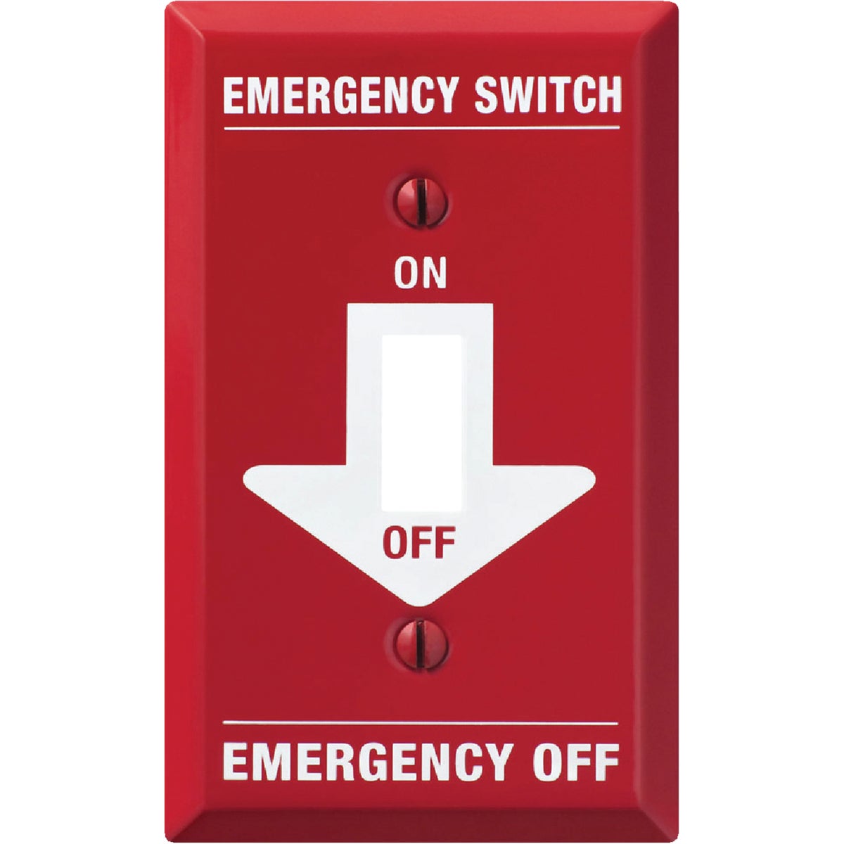 EMERGNCY 1TOG WALL PLATE - 8RE101 by Jackson Deerfield Mf