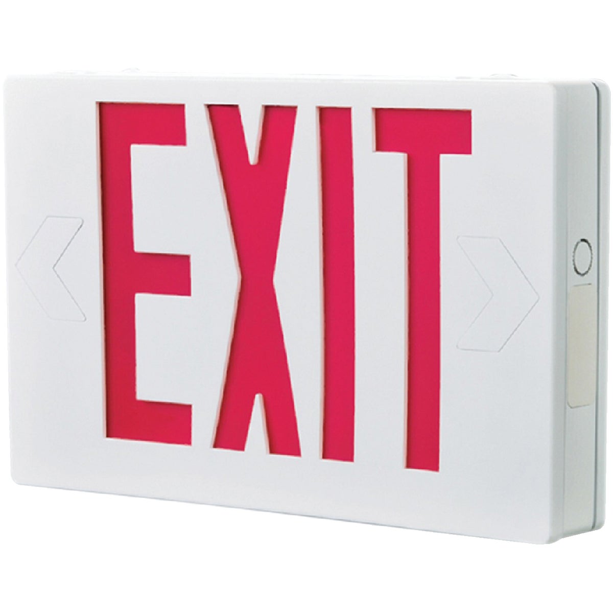 RED LED EXIT W/BATTERY - LQMSW3R120/277ELN by Lithonia Lighting