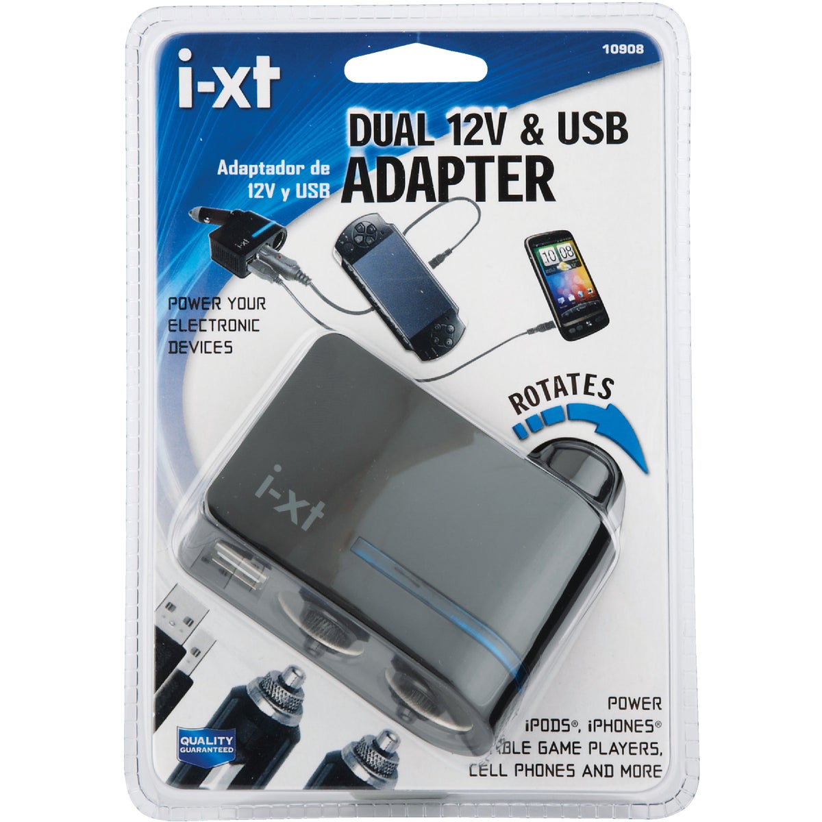 DUAL 12V &amp; USB ADAPTER - 10908 by Custom Accessories