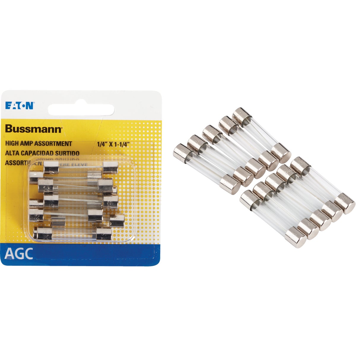 10PK FUSE ASSORTMENT - BP/AGC-AH10-RP by Bussmann Cooper