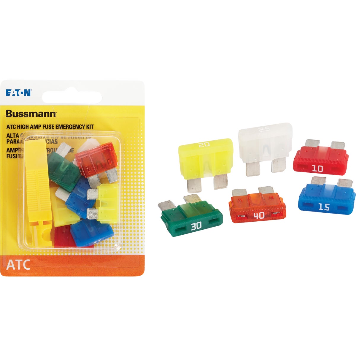 8PK FUSE/PULLER ASSORTMT - BP/ATC-AH8-RPP by Bussmann Cooper