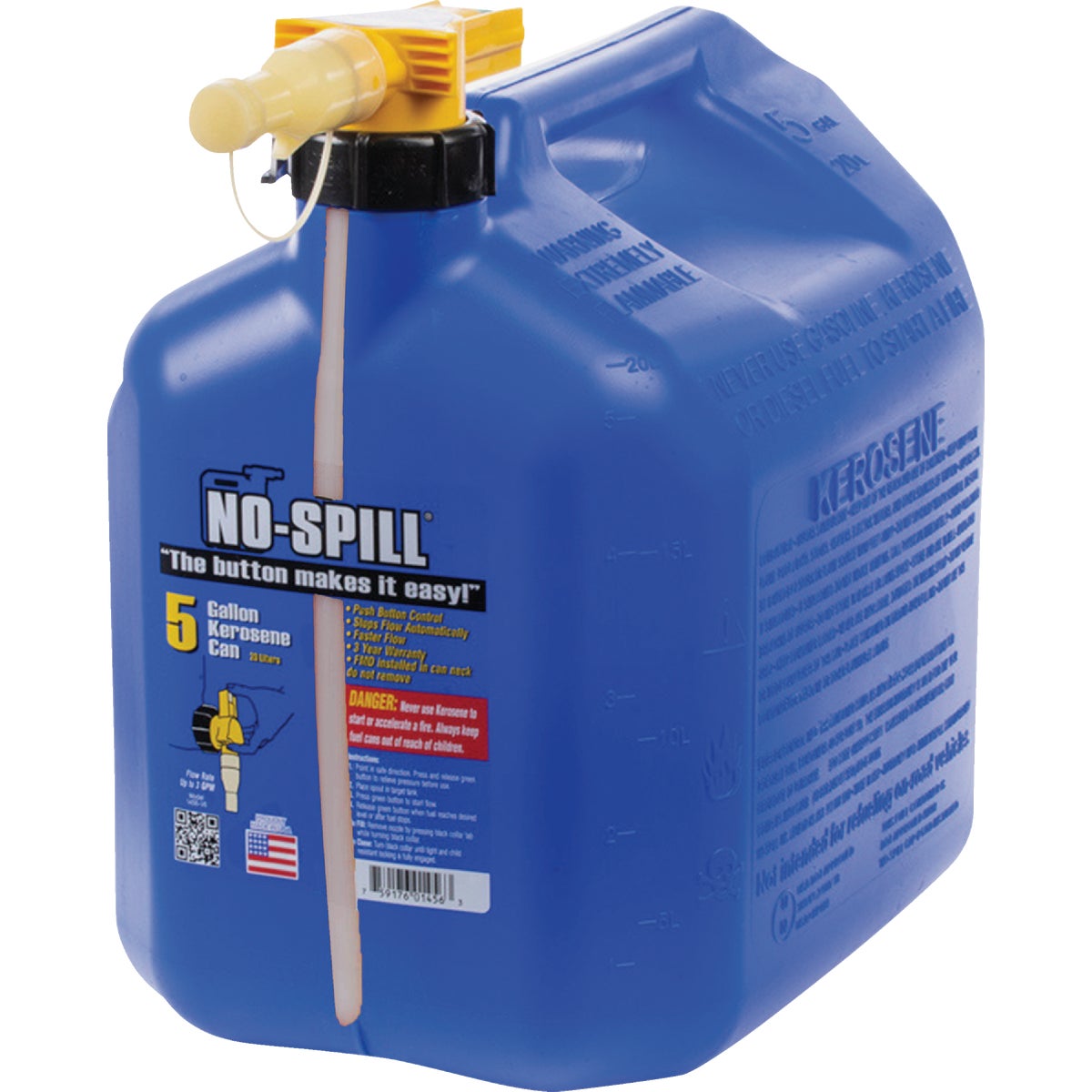 5GAL KEROSENE CAN - 1456 by No Spill Inc