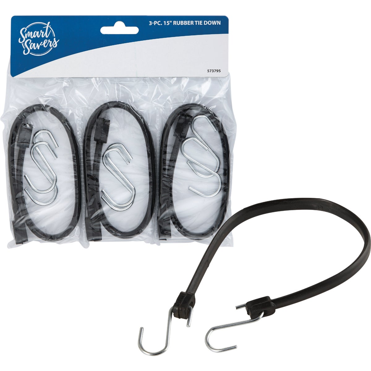 3PC 15" RUBBER TIE DOWN - CC101086 by Do it Best