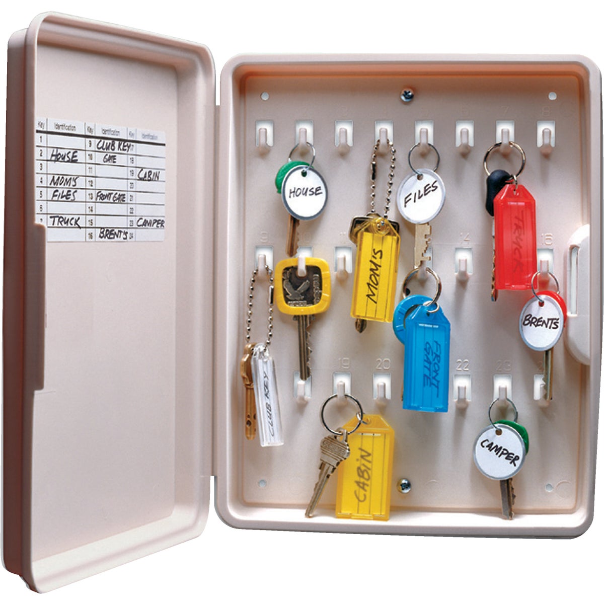 NON LOCKABLE KEY CABINET - 61000 by Lucky Line Prod Inc