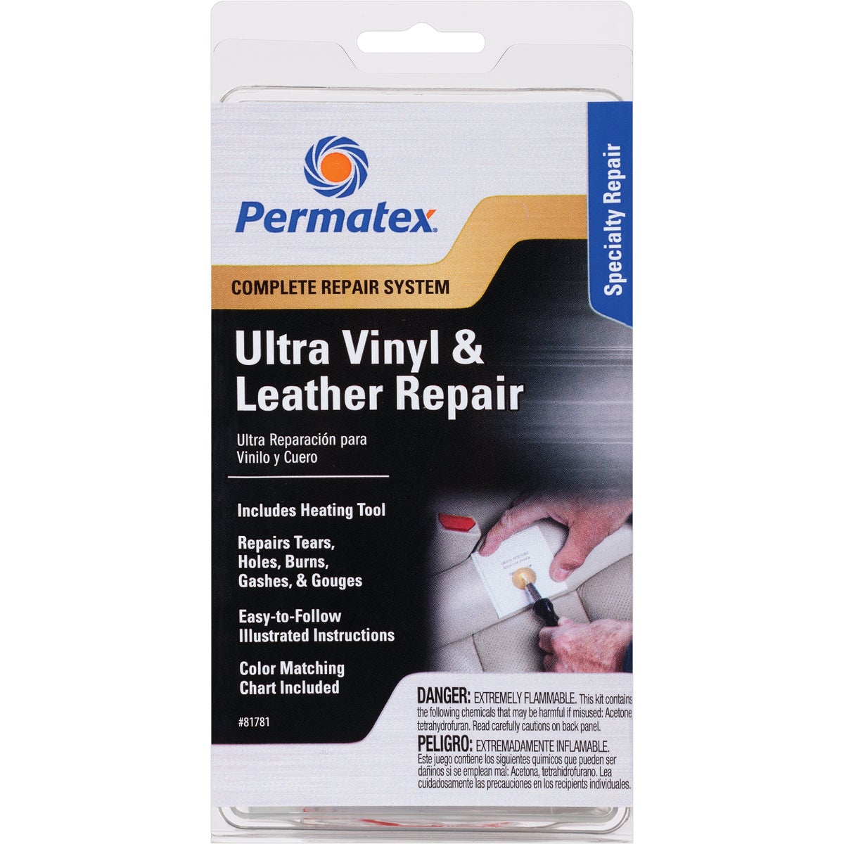 VINYL/LEATHER REPAIR KIT - 81781 by Permatex Inc