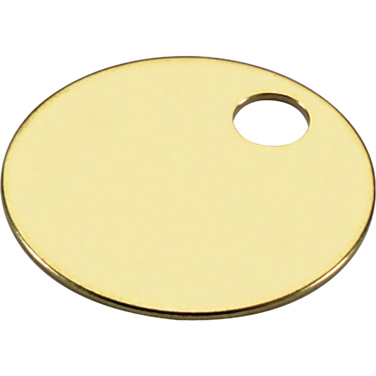 100PC 1-1/4" BRASS TAG - 26012 by Lucky Line Prod Inc