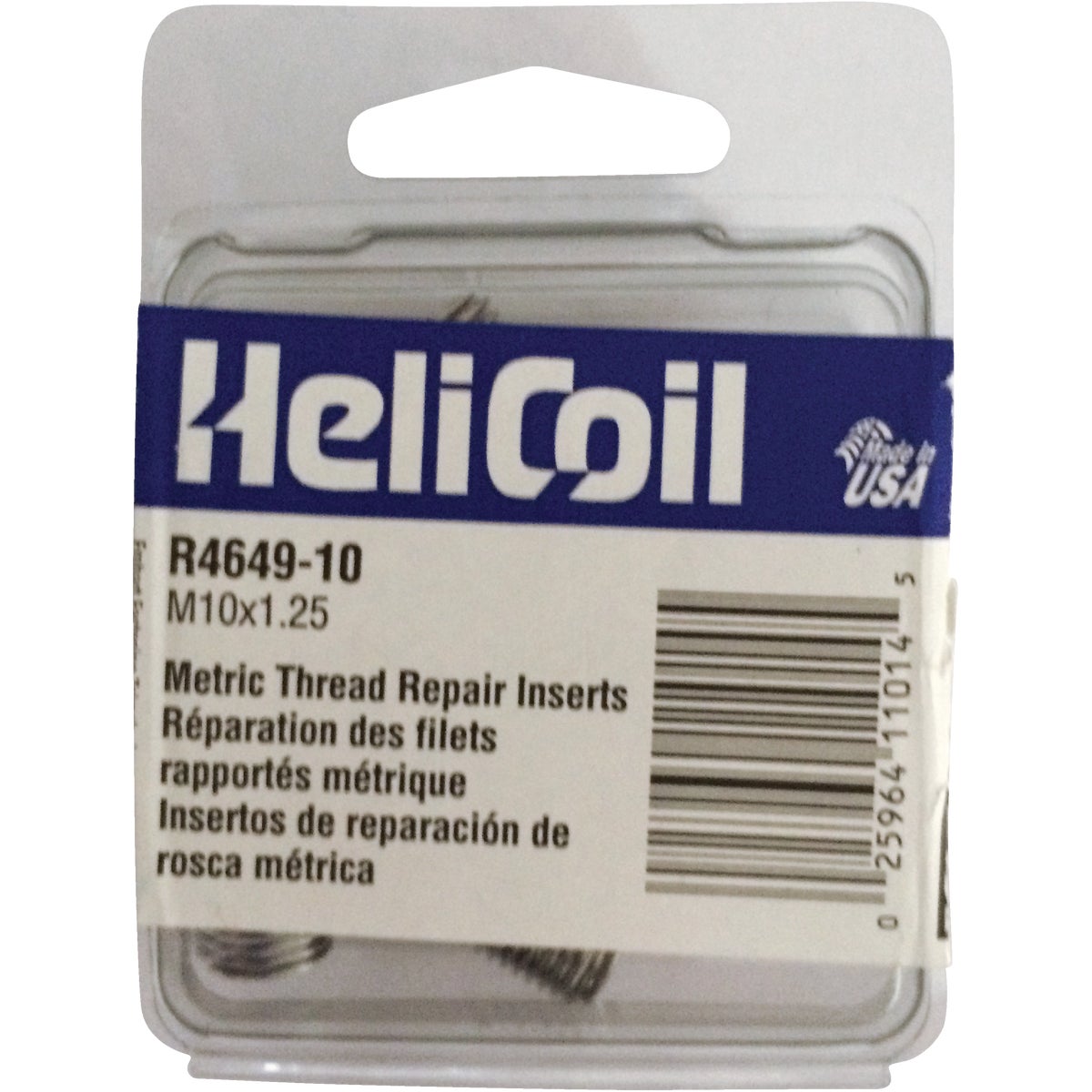 M10X1.25 INSERT PACK - R4649-10 by Helicoil Div Emhart