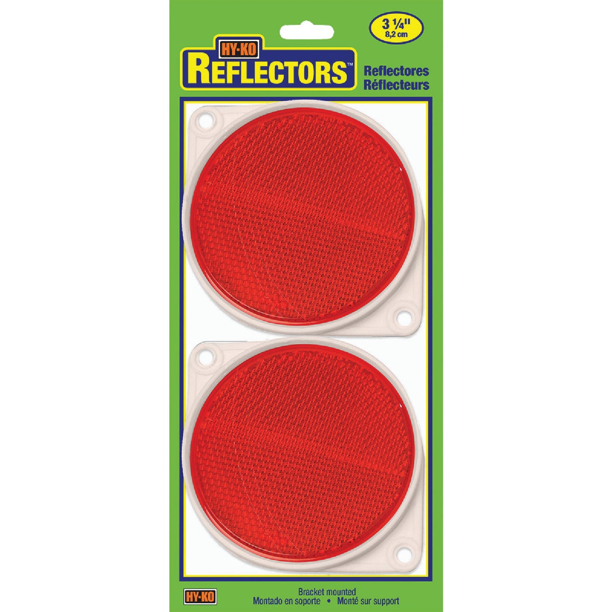 NAIL ON RED REFLECTORS - CDRF-3R by Hy Ko Prods Co