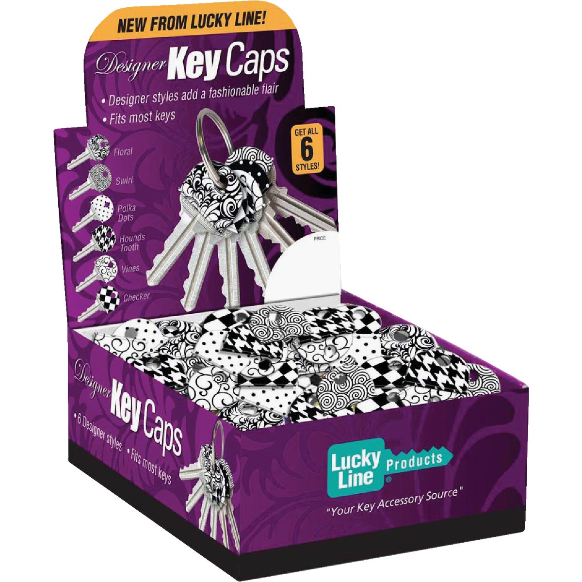 200 CT BOX DESIGNER CAPS - 16300 by Lucky Line Prod Inc