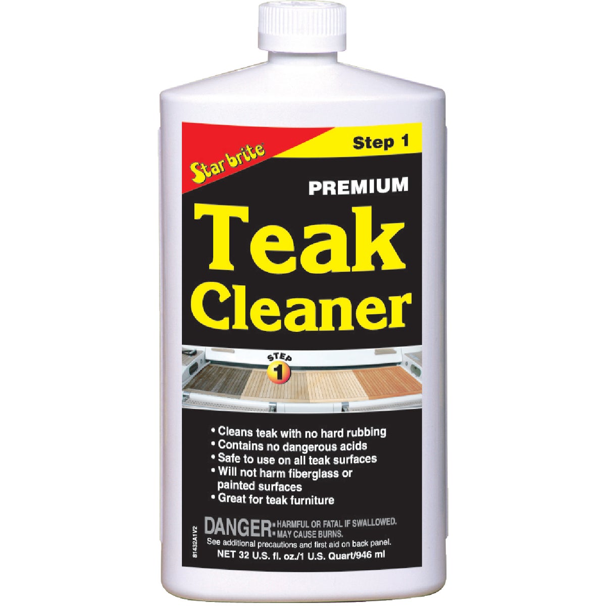 QT PREMIUM TEAK CLEANER - 74-81432 by Seachoice Prod