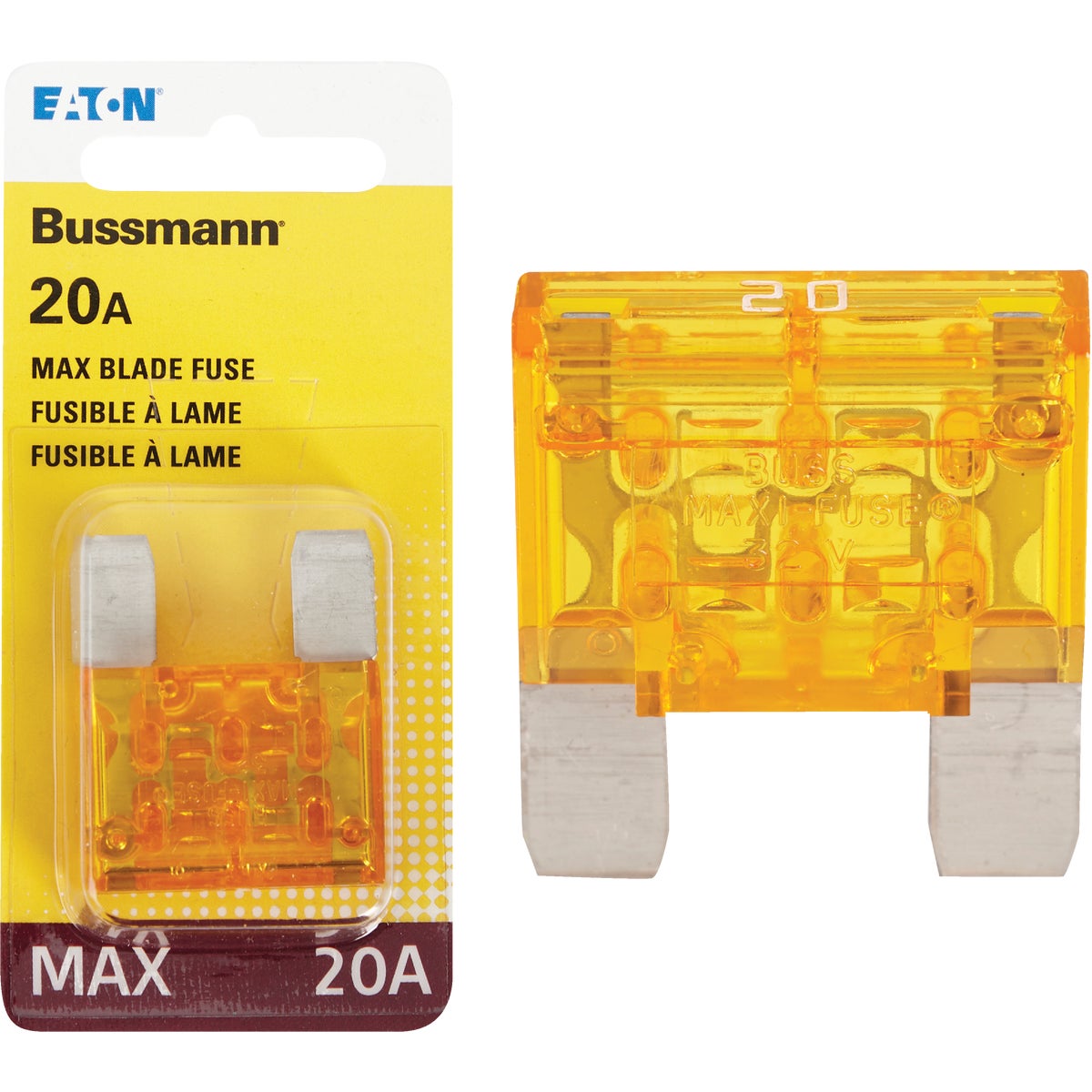 20AMP MAXI FUSE - BP/MAX-20-RP by Bussmann Cooper