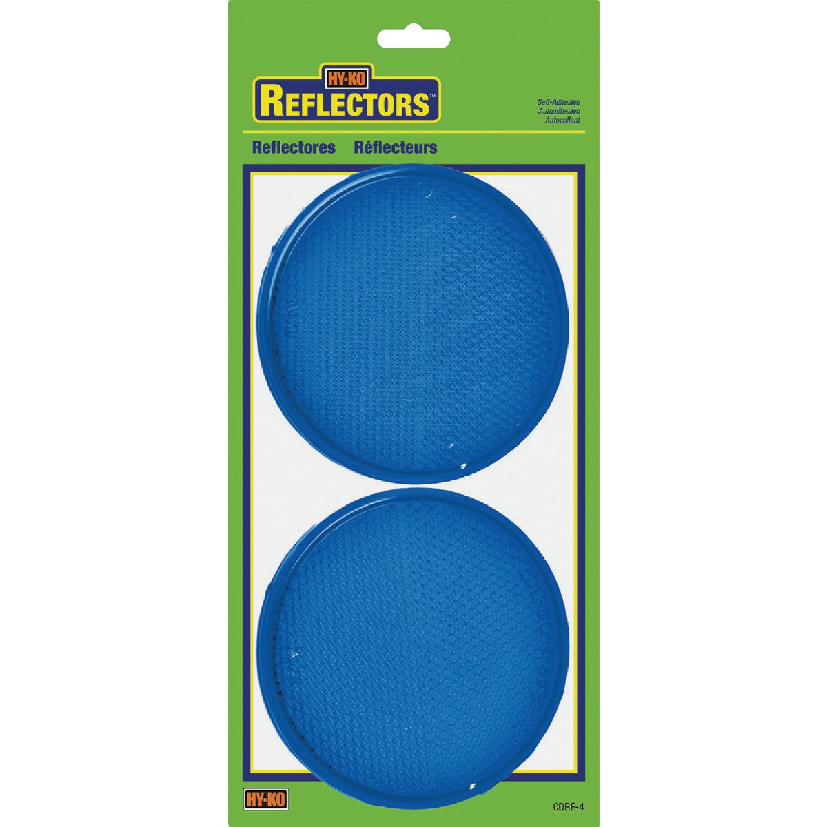 PRESS ON BLUE REFLECTORS - CDRF-4B by Hy Ko Prods Co