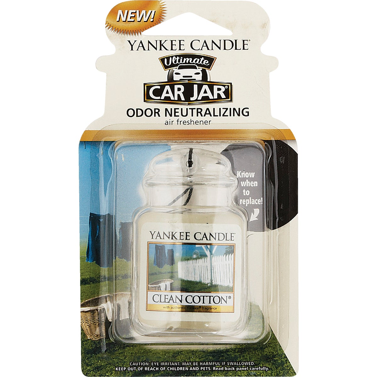 CLN COTTN CAR FRESHENER - 1220878 by Yankee Candle Co