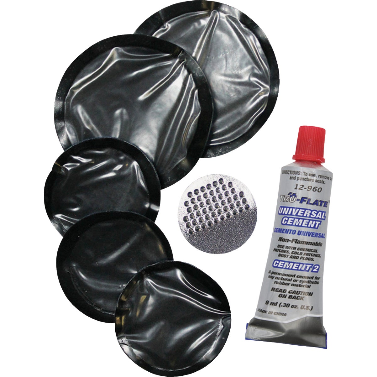 BICYCLE TIRE PATCH KIT - 14-130 by Plews  Lubrimatic