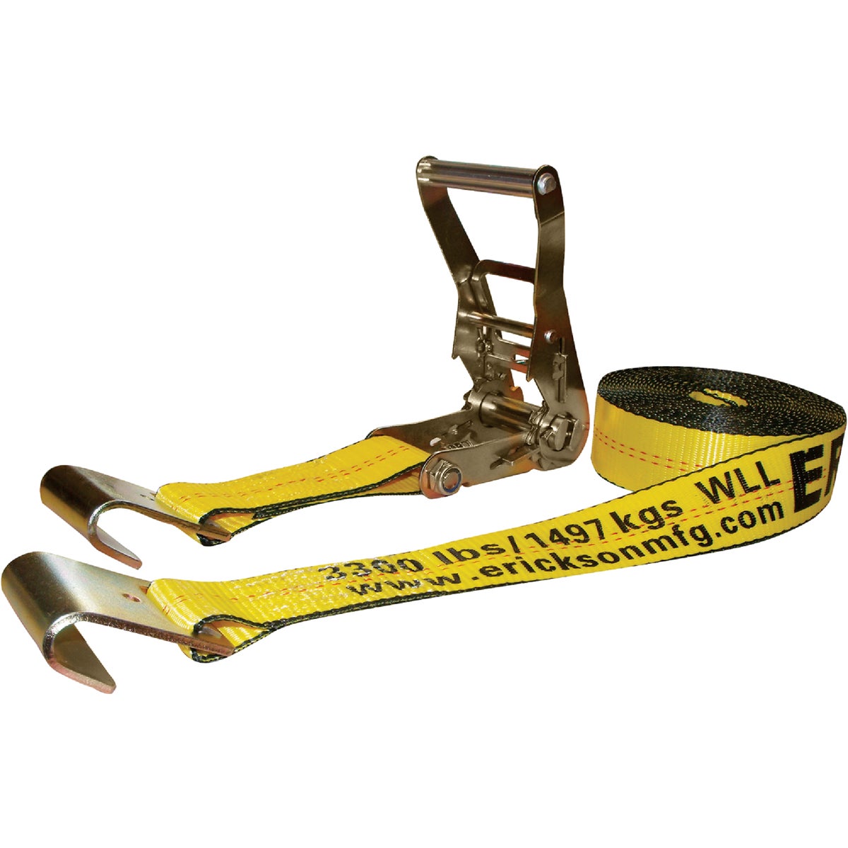 2"X27' FLAT HOOK RATCHET - 78527 by Erickson Mfg Ltd