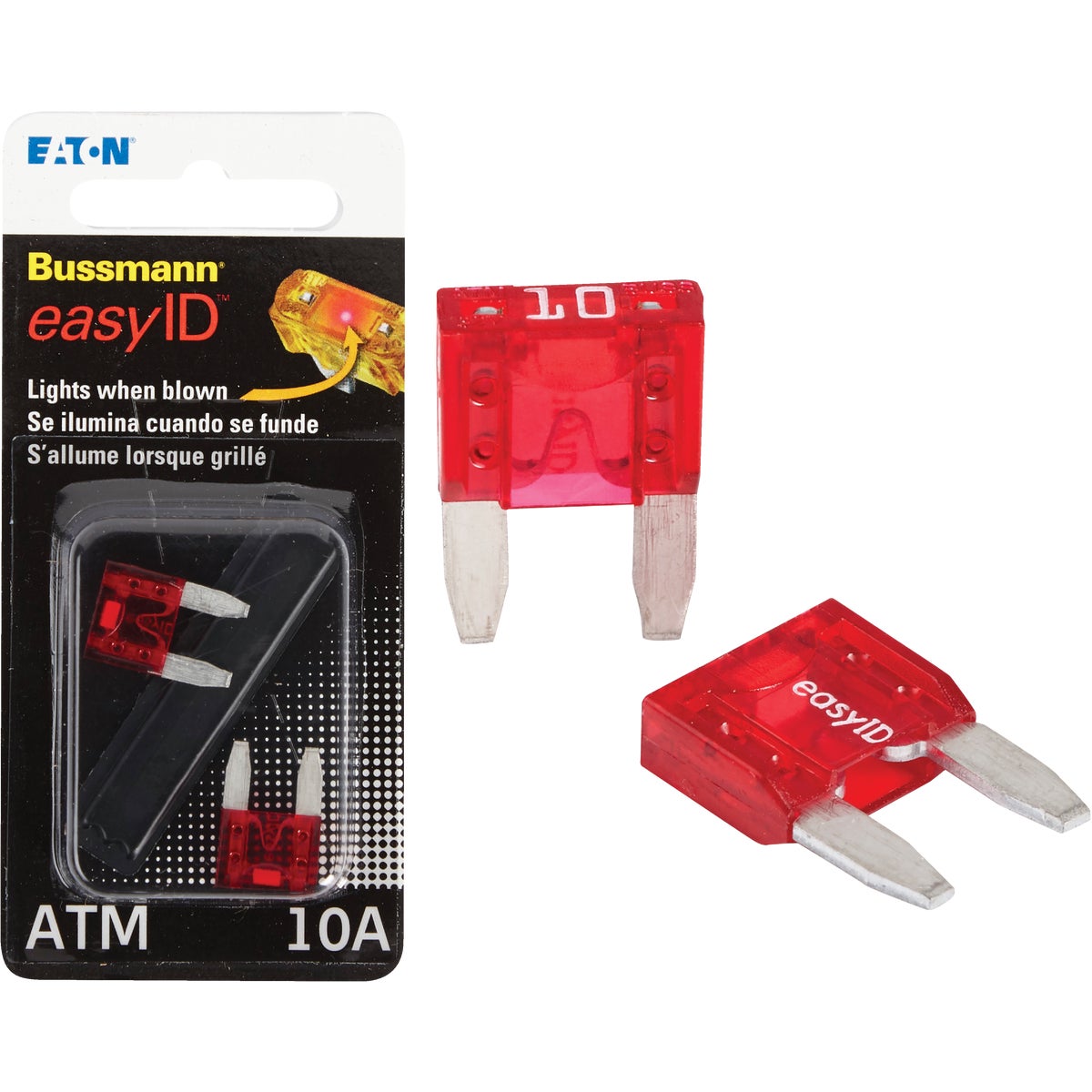 2PK 10A ATM EASY ID FUSE - BP/ATM-10ID by Bussmann Cooper