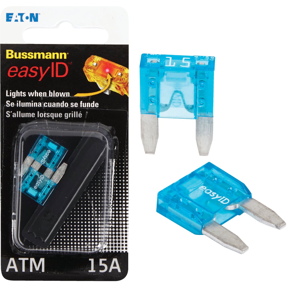 2PK 15A ATM EASY ID FUSE - BP/ATM-15ID by Bussmann Cooper