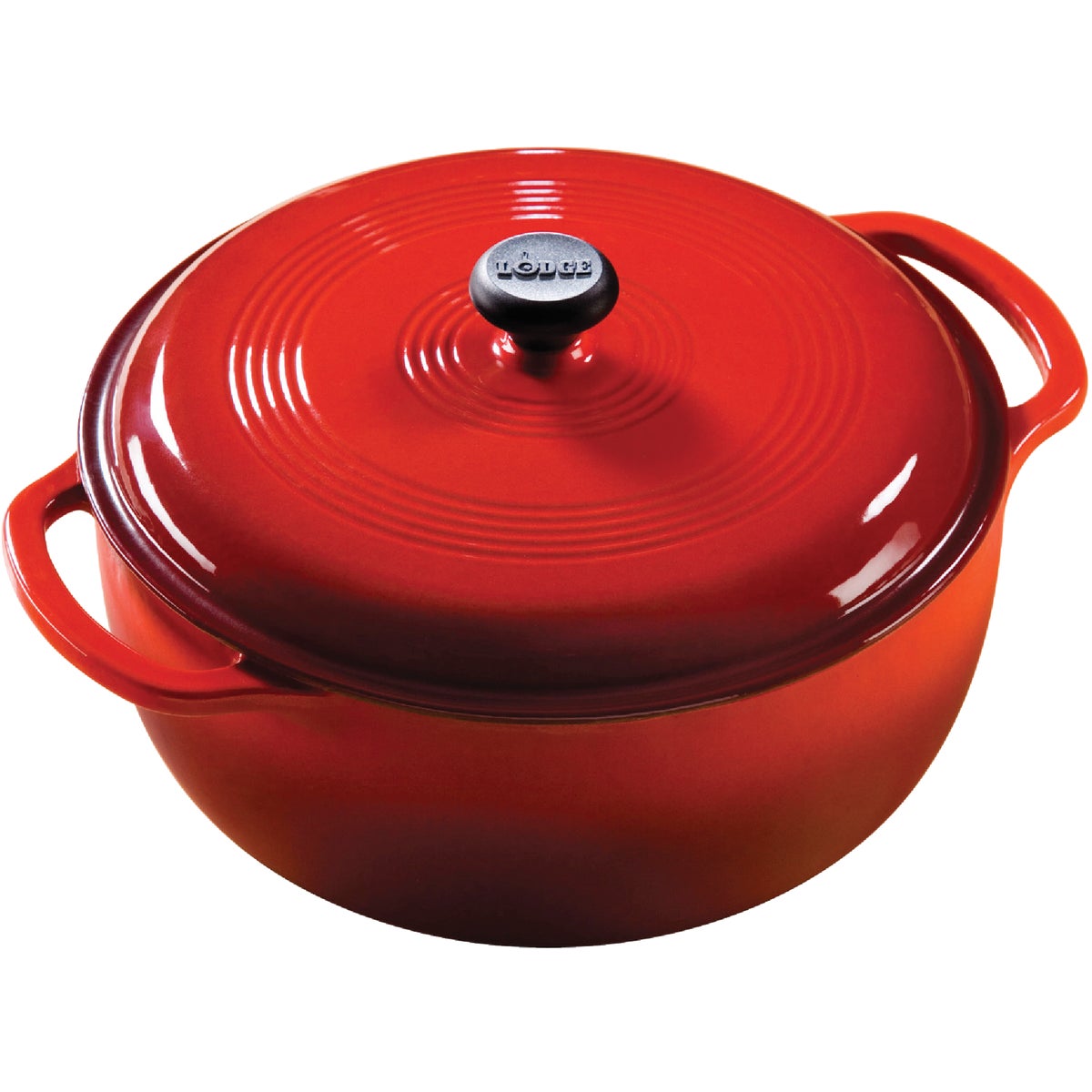 7.5QT RED DUTCH OVEN - EC7D43 by Lodge Mfg Co