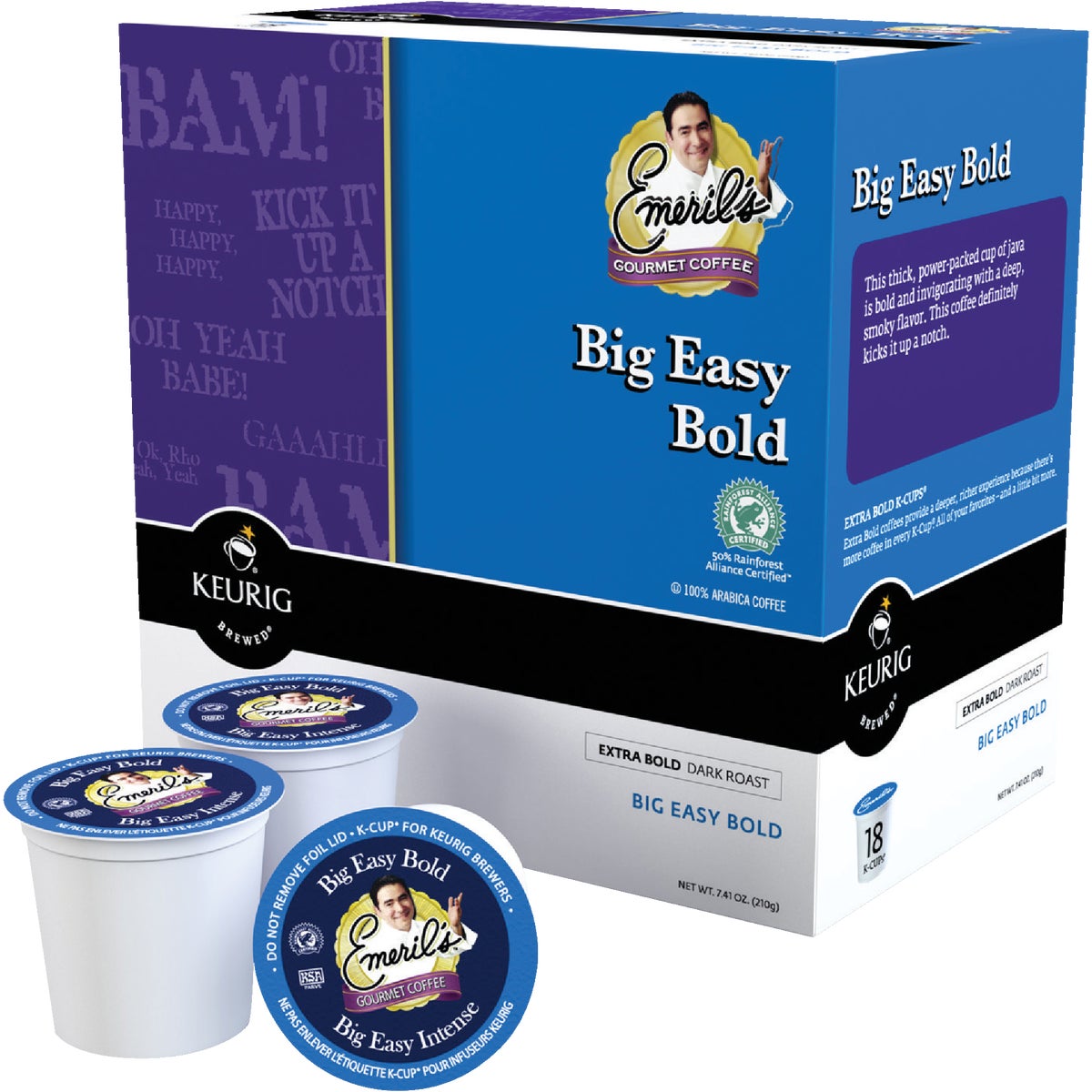 18CT K-CUP BOLD COFFEE - 01938 by Keurig     M Block
