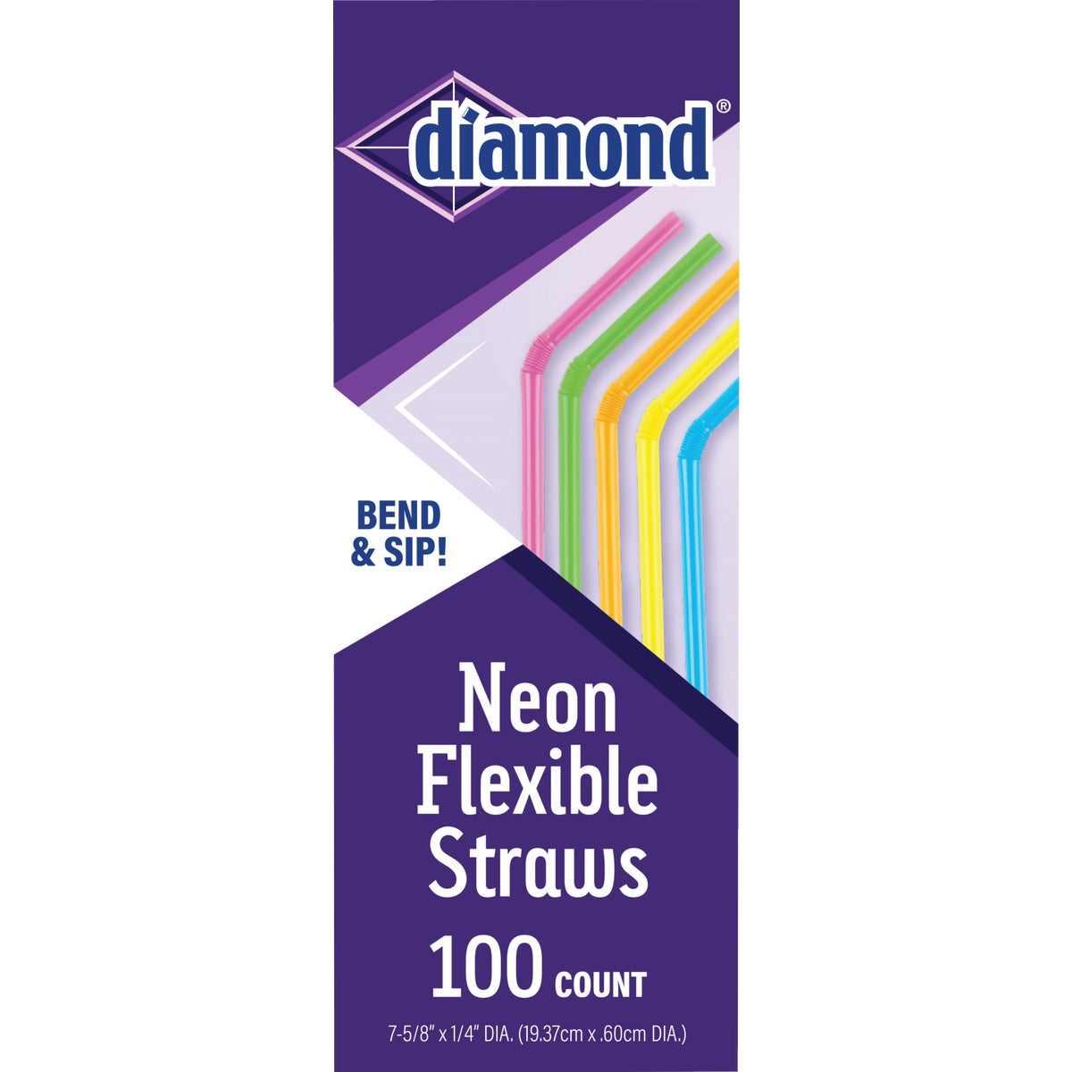 FLEXIBLE NEON STRAW - 41426-34158 by Jarden Home Brands