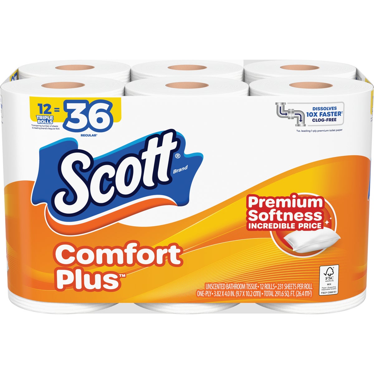 12PK EXTRA SOFT SCOTT - 36413 by Kimberly Clark