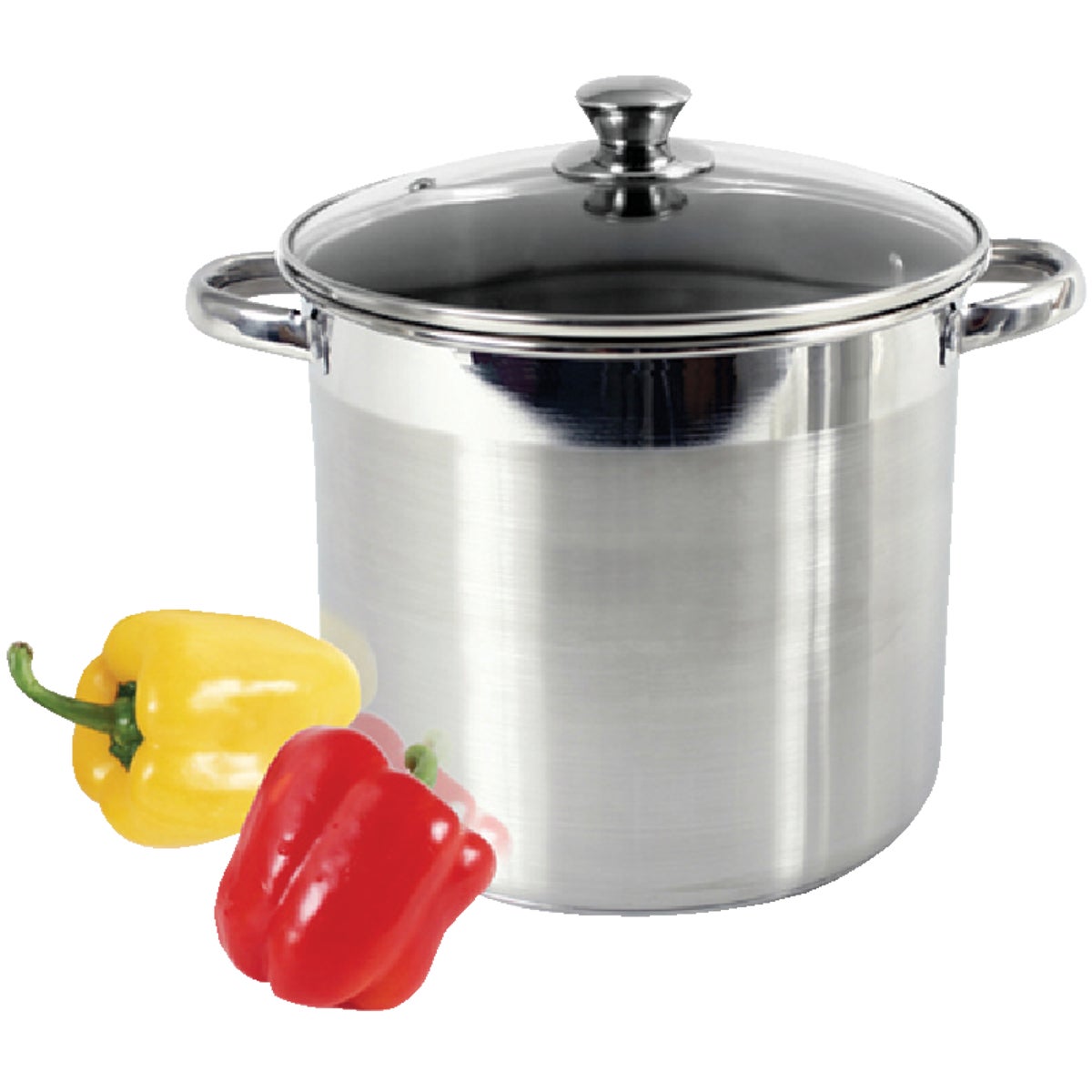 16QT STOCK POT W/GLS LID - 36111 by M E Heuck Company