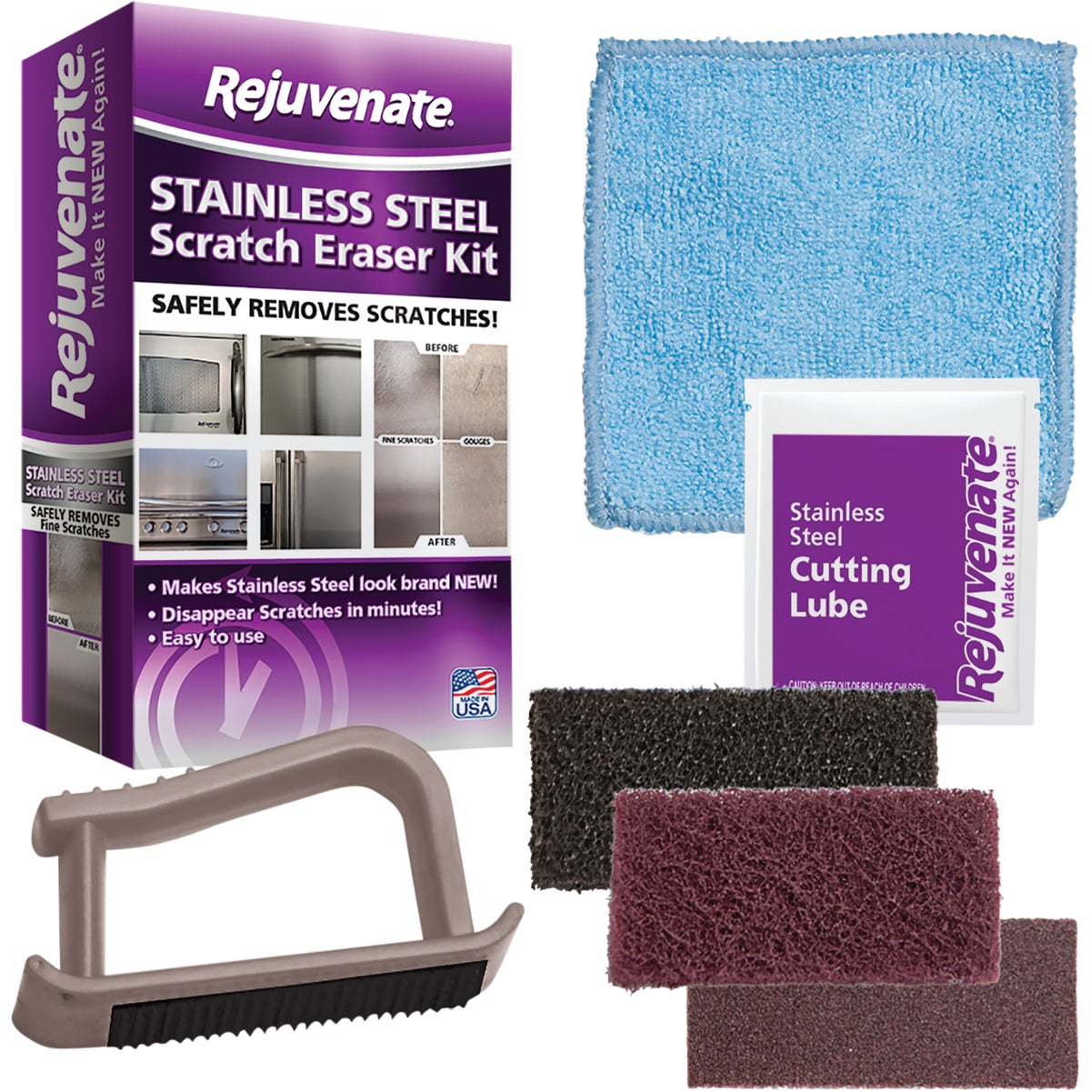STNLSS STEEL SCRATCH KIT - RJSSRKIT by For Life Products
