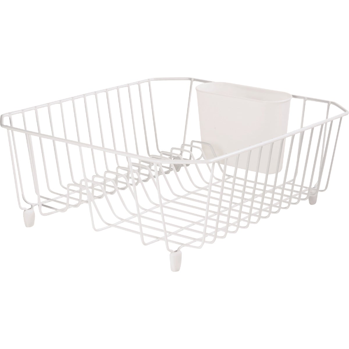 WHITE TWIN DISH DRAINER - 6008-AR-WHT by Rubbermaid Home