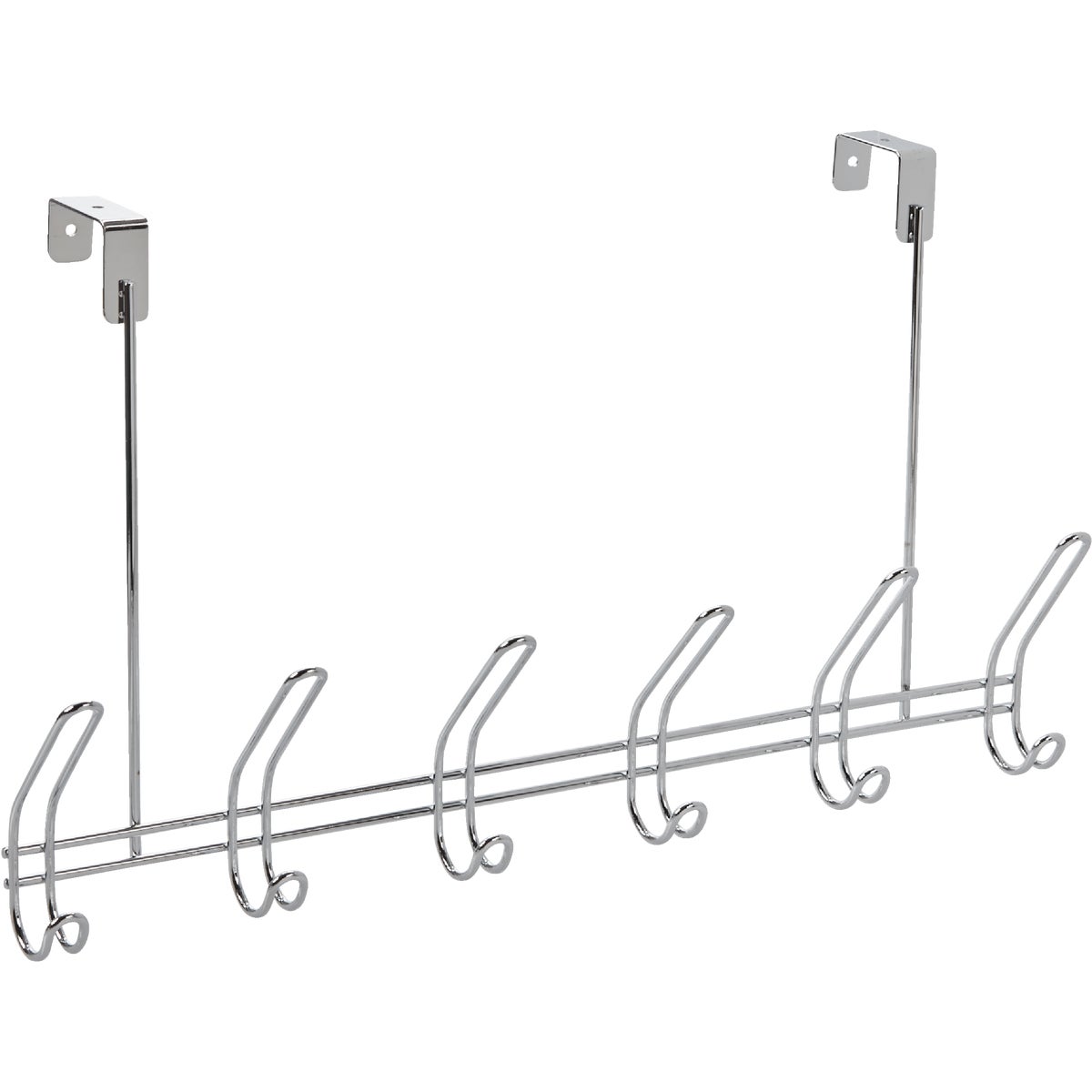 CHROME OVER DOOR RACK - 44002 by Interdesign Inc