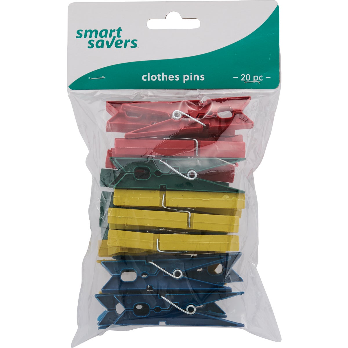 20PC POLY CLOTHES PINS - 606491 by Do it Best
