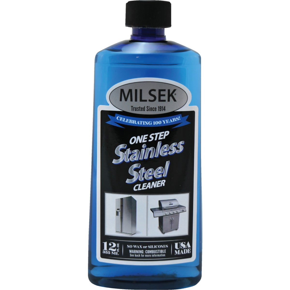 12OZ STNLS STEEL CLEANER - 14570 by Milsek