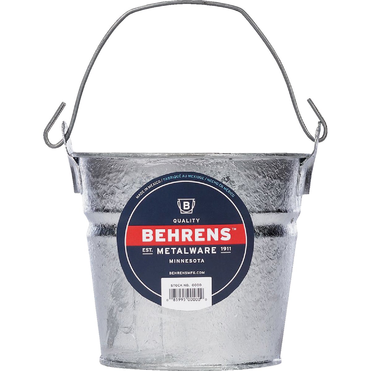 1QT HOT DIPPED MINI PAIL - G100 by Behrens Mfg