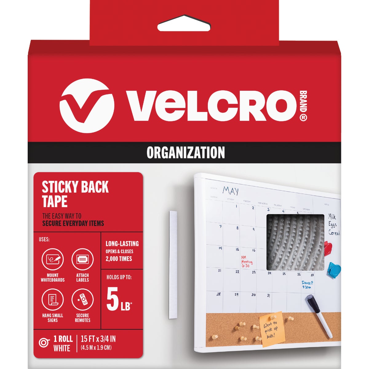 5YD WHT ADHSVE FASTENER - 90082 by Velcro Usa