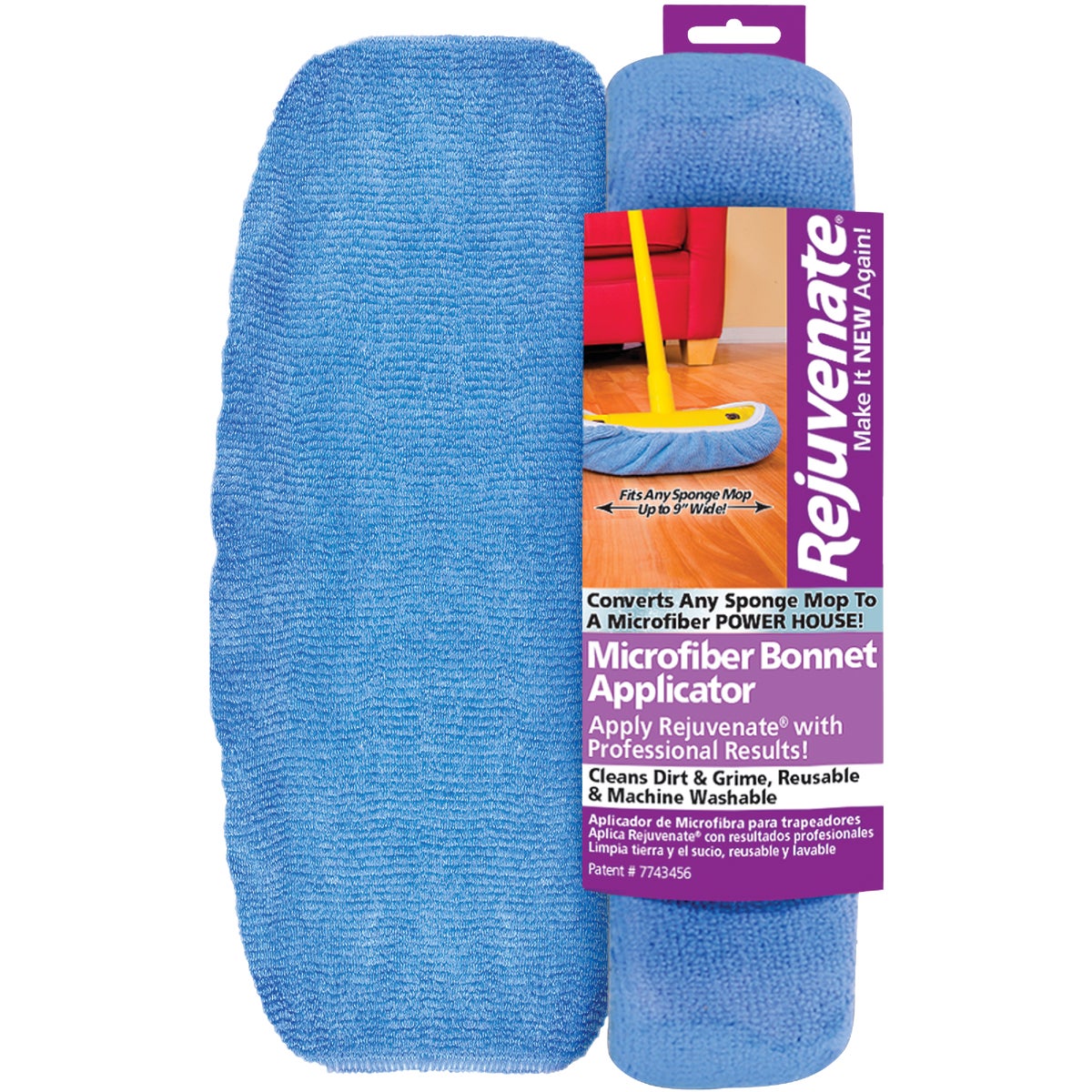 MICROFIBER MOP BONNET - RJBONPKG by For Life Products