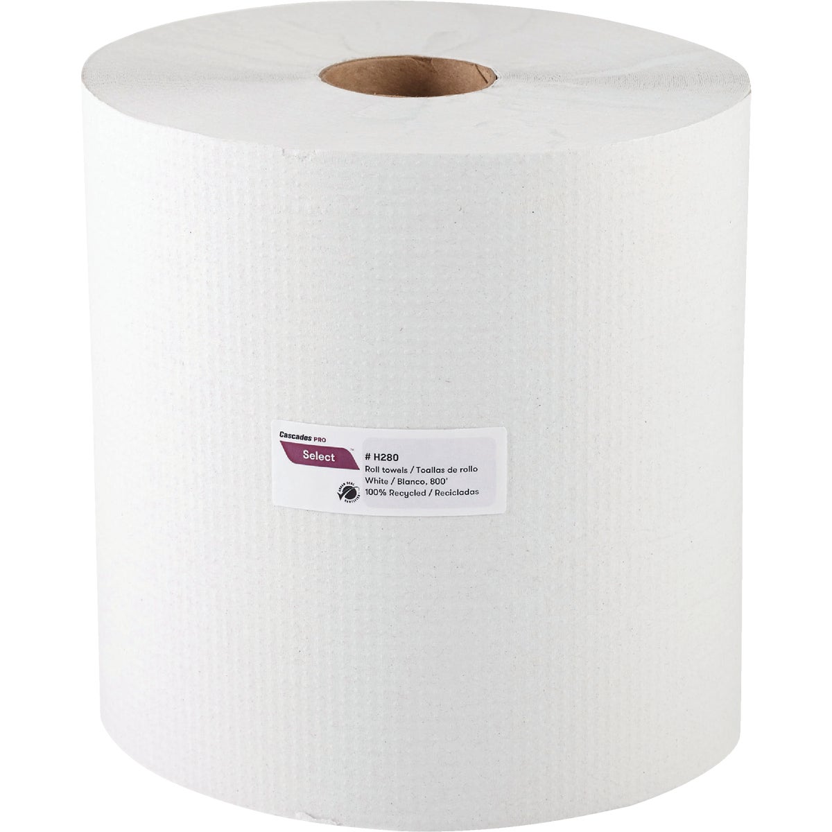 700' WHT HARD ROLL TOWEL - 75009530 by Bunzl USA