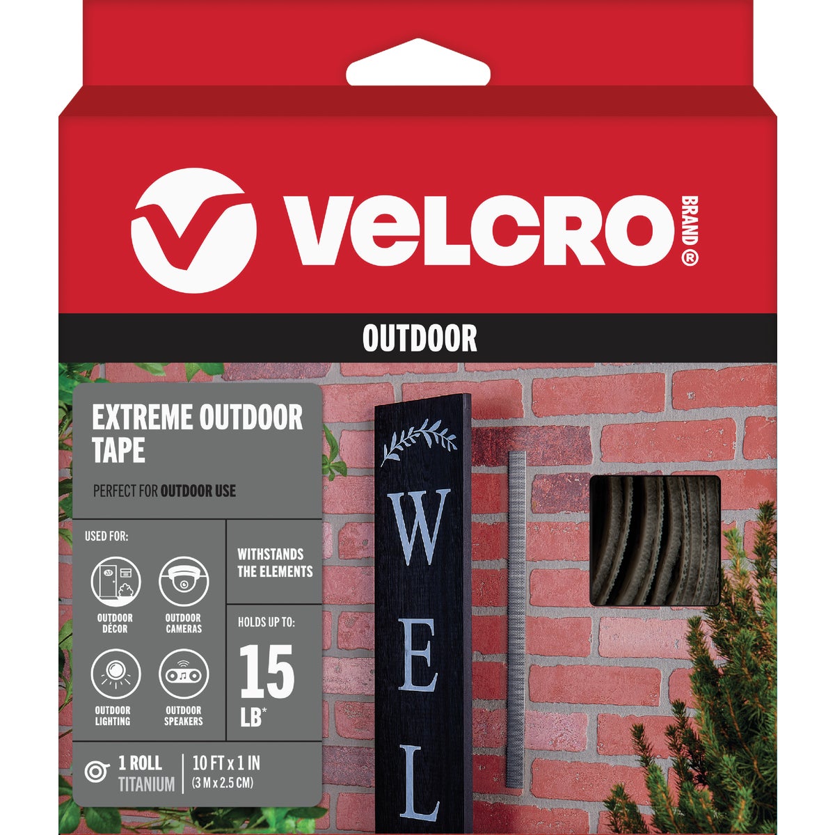 10'X1" EXTREME TAPE - 91365 by Velcro Usa