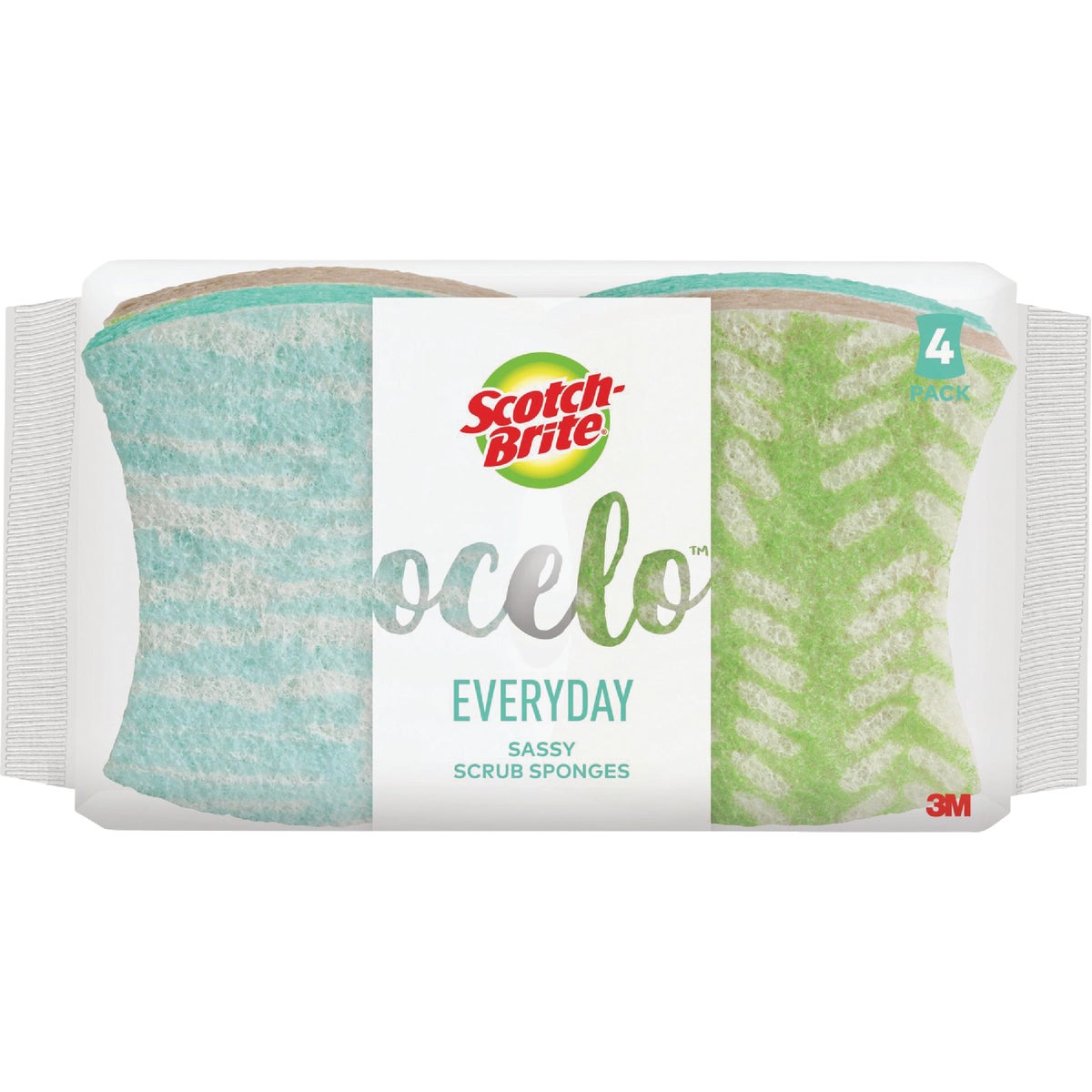 O-CEL-O SCRUB 2PK SPONGE - 8164T by 3m Co