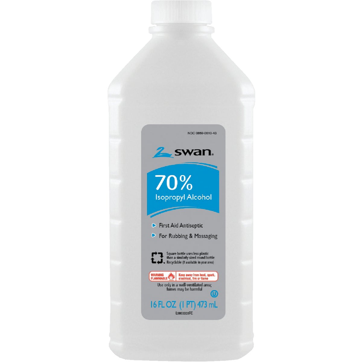 16OZ RUBBING ALCOHOL - S0848 by Vi-jon, Inc.