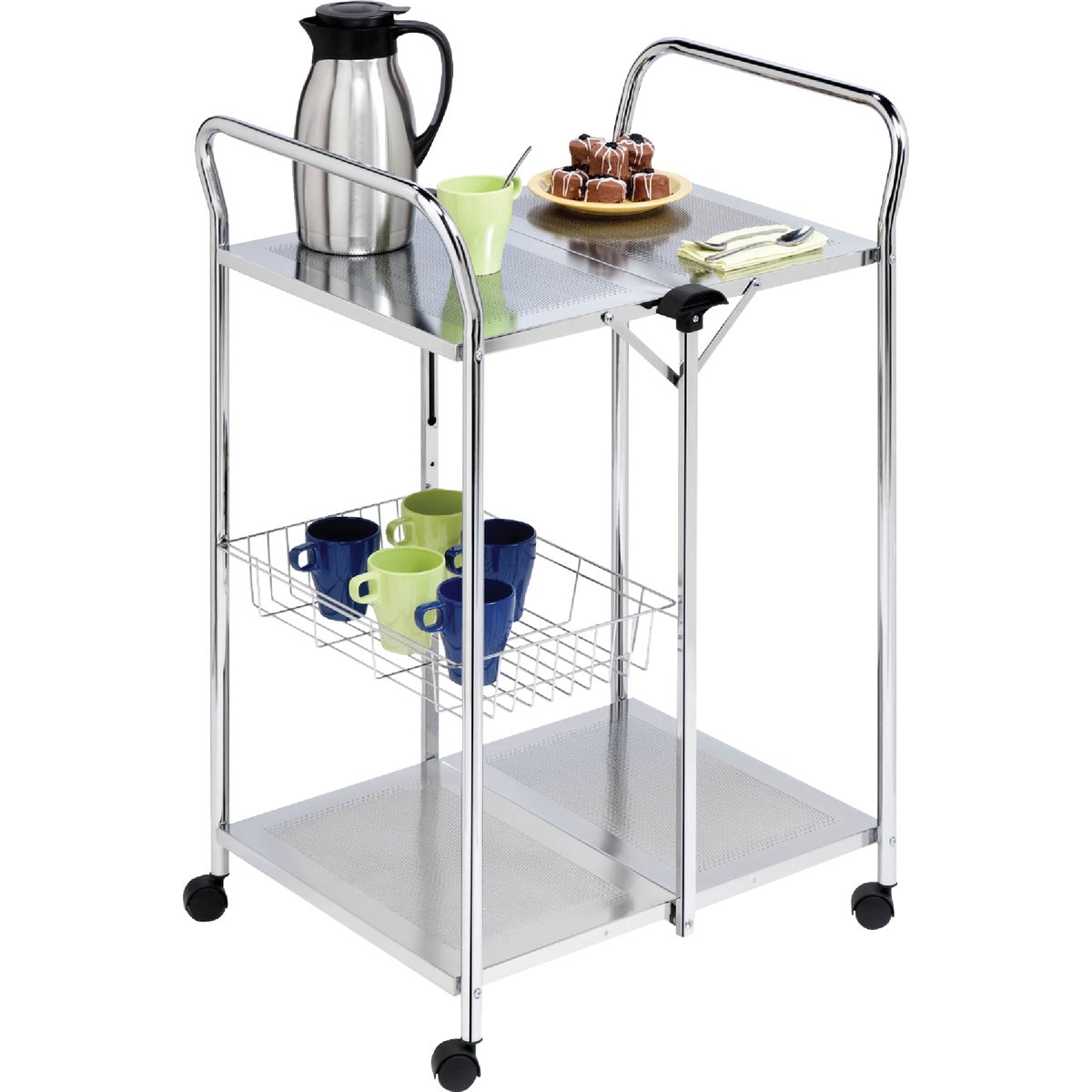 FOLDABLE PUSH CART - CRT-01703 by Honey Can Do