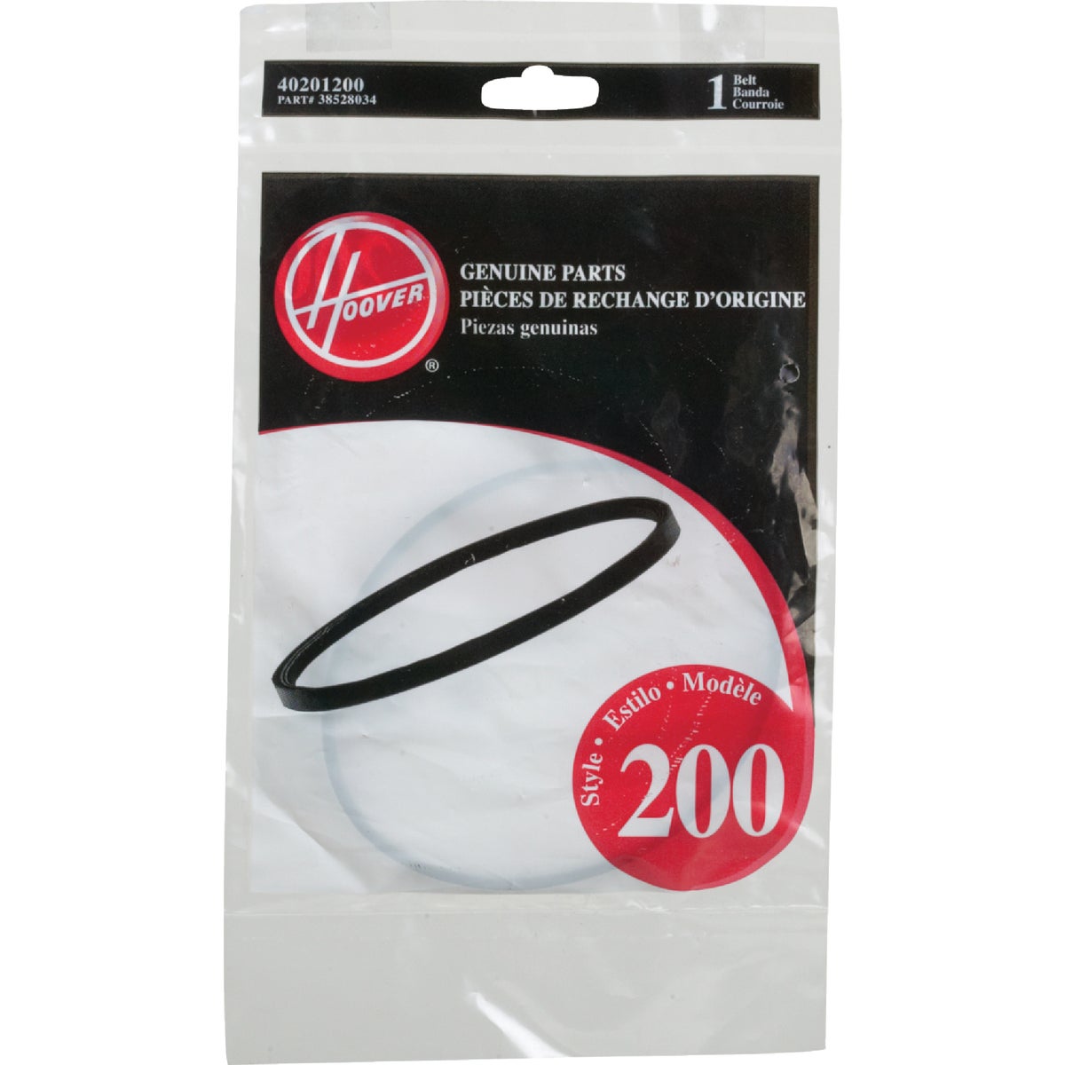 STYLE V VAC CLEANER BELT - 40201200 by Hoover Co