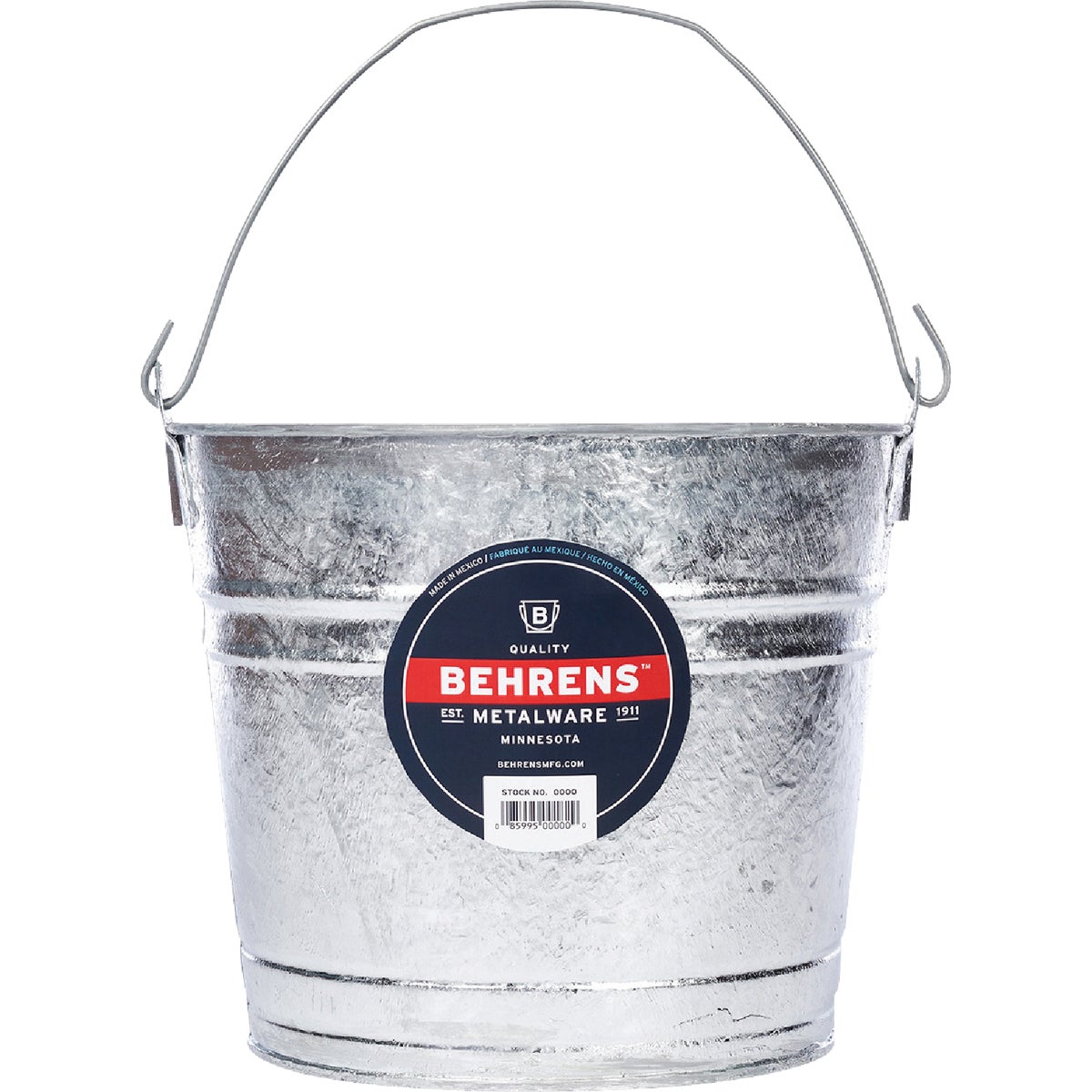 10QT GALV PAIL - 1210 by Behrens Mfg