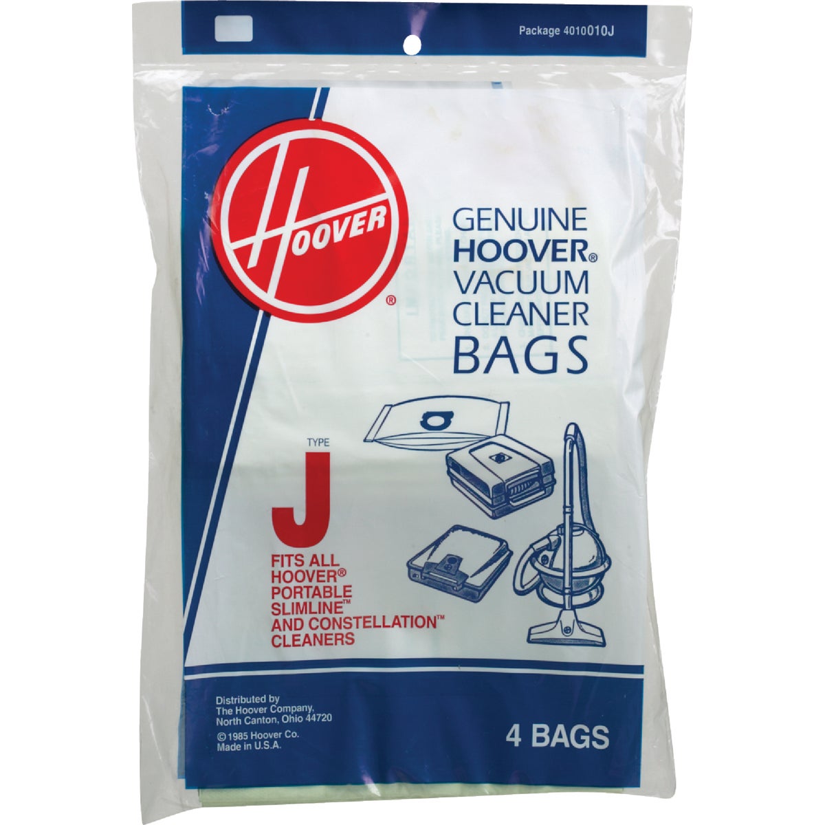 TYPE J VAC CLEANER BAG - 4010010J by Hoover Co