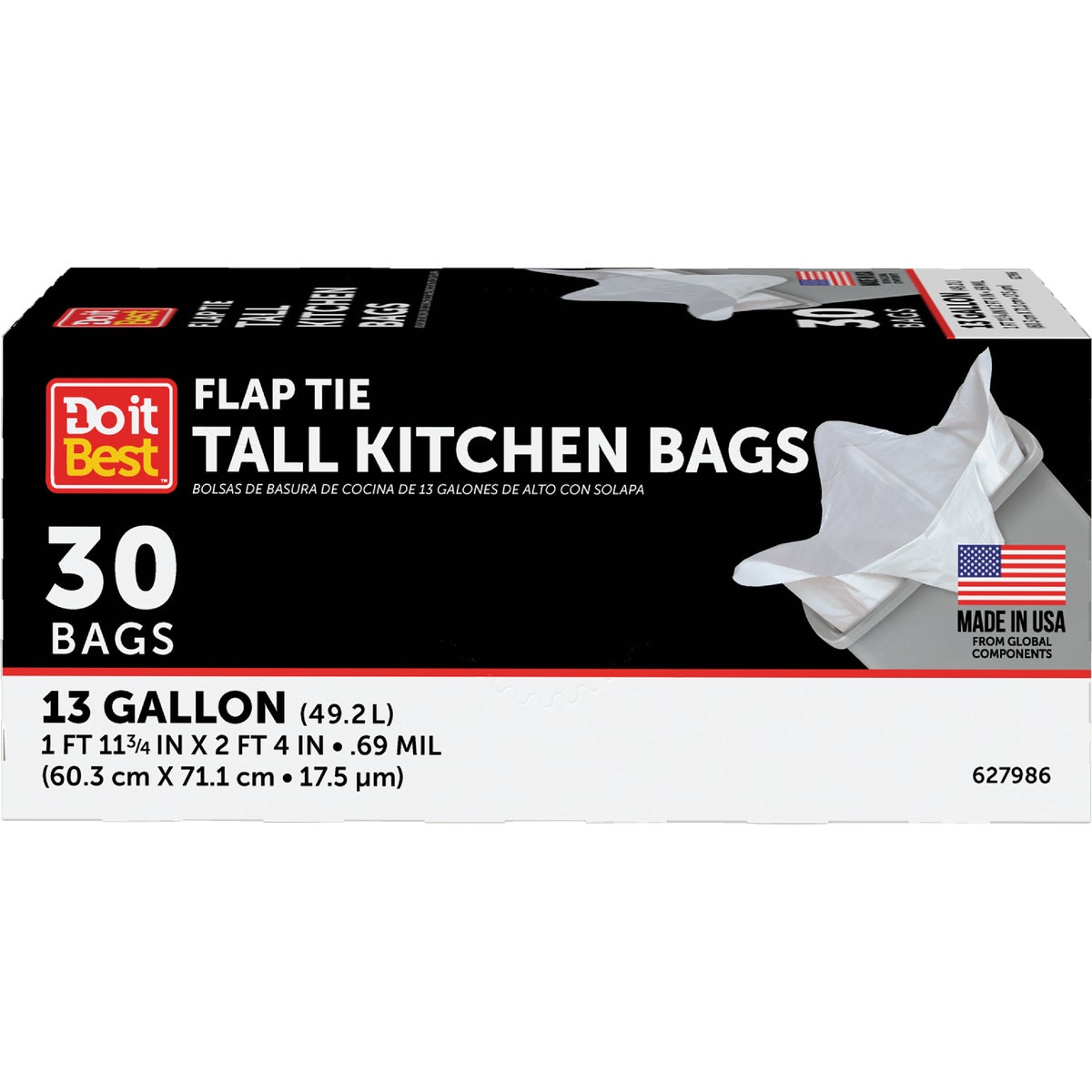 30CT 13GAL KITCHEN BAG - 627986 by Presto Products
