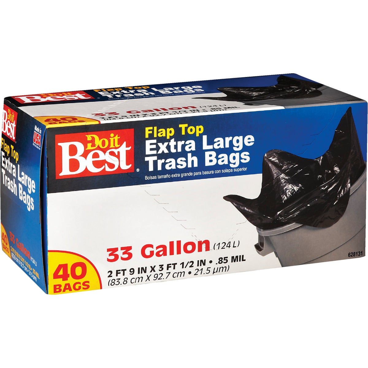 40CT 33GAL TRASH BAG - 628131 by Presto Products