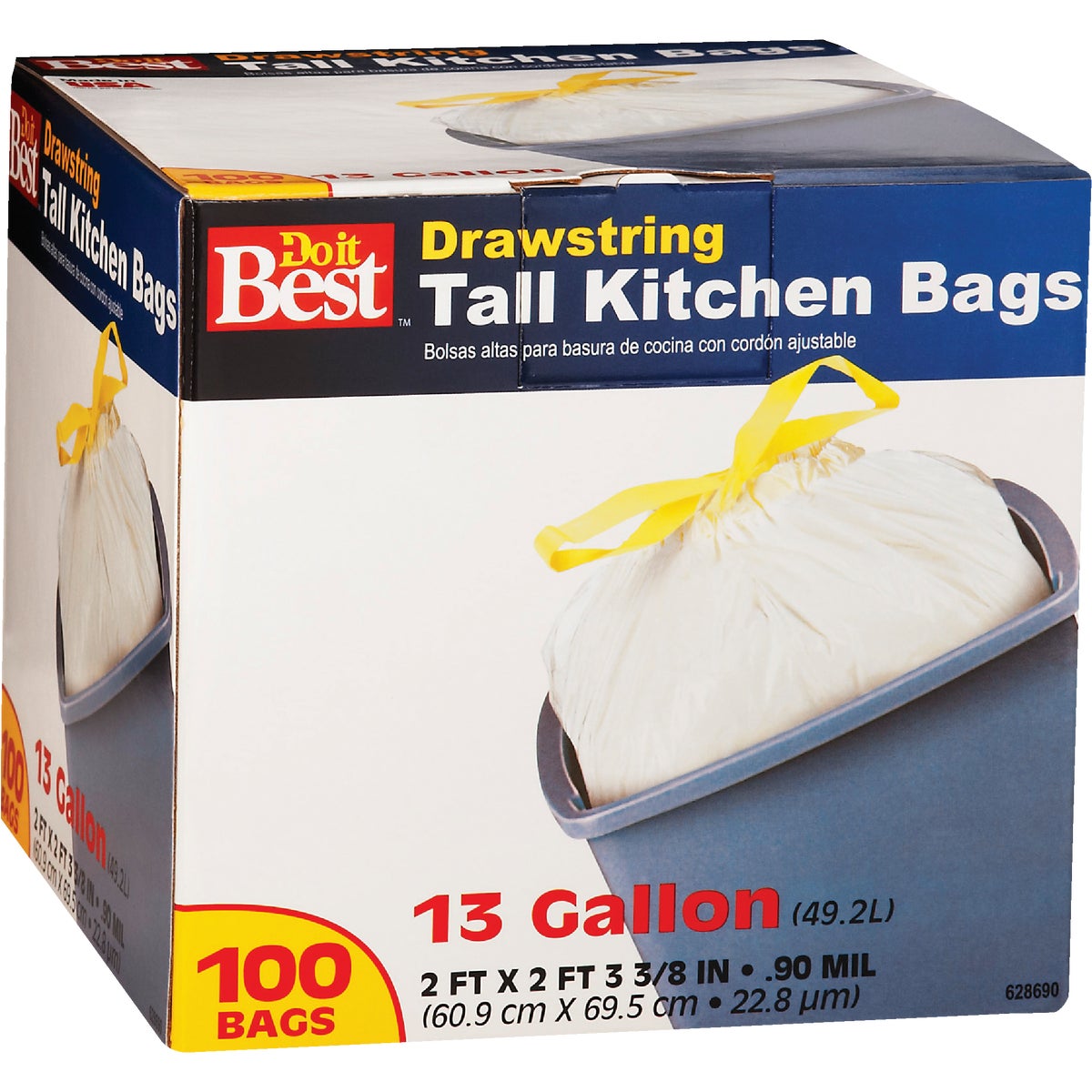 100CT 13GAL KITCHEN BAG - 628690 by Presto Products