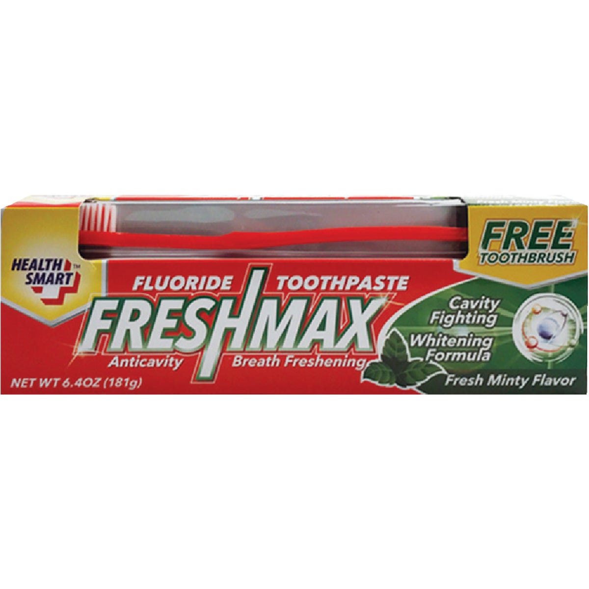 6.4OZ TOOTHPASTE W/BRUSH - 90819 by Personal Care Prod
